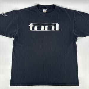 Vintage Tool Shirt Men XL Black 2009 Tour Band Fade Graphic Rock Official Anvil